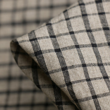 Griglia Black Check Linen