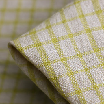 Griglia Yellow Check Linen
