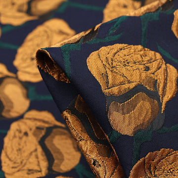 Copper Rose Jacquard