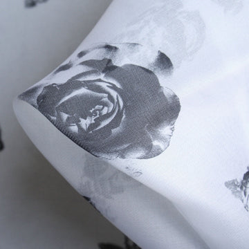 Roses Are Black - Silk Organza