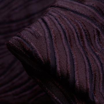 Swirls In Purple Stretch Burnout Velvet