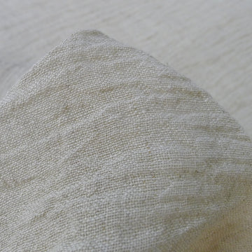 String/White Crinkle Linen