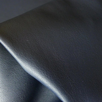 Navy Leather Look