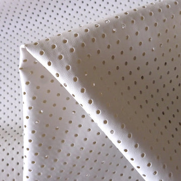 Ivory Lasercut Imitation Leather