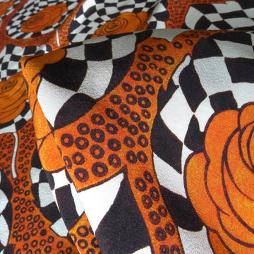 Silk Checkerboard Panel