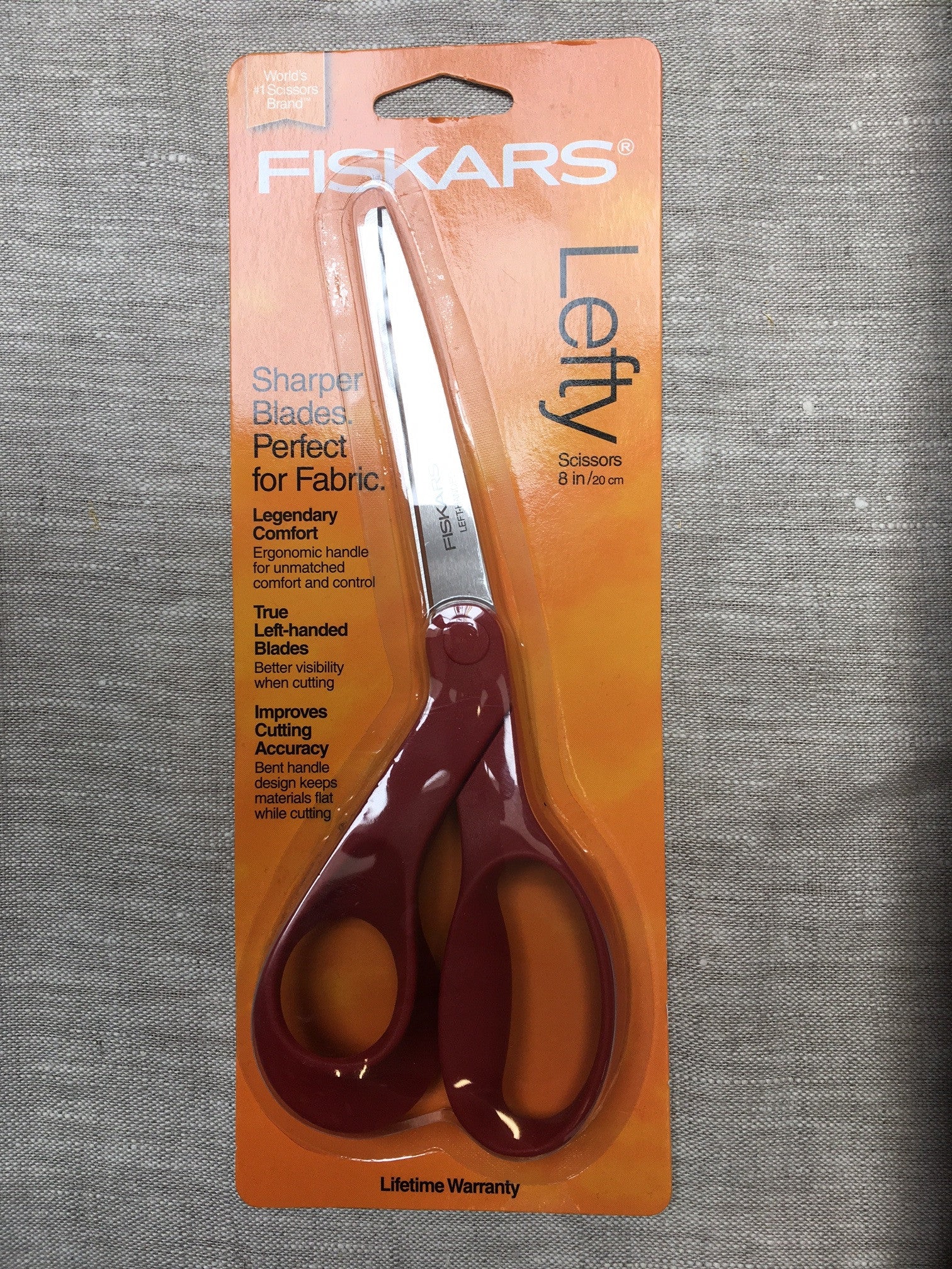 Fiskars 8in Bent Left Handed Scissors