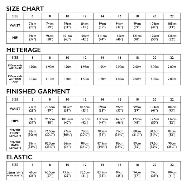 Mahlia Skirt Pattern