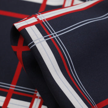 Red Navy Check