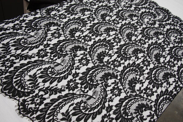 Charbon Dentelle Lace