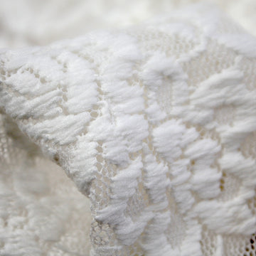 White Splice Lace
