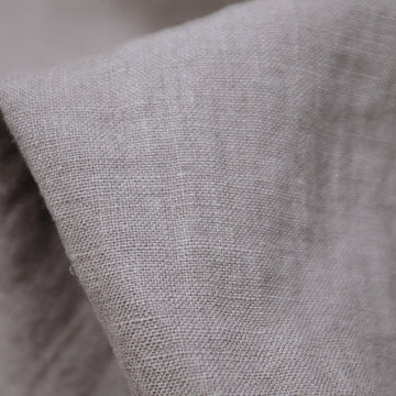 Wainscot Asphalt - Vintage Washed Linen