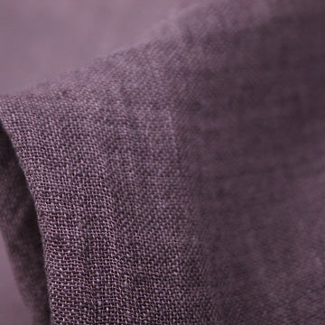 Mauve Crinkled Washed Linen
