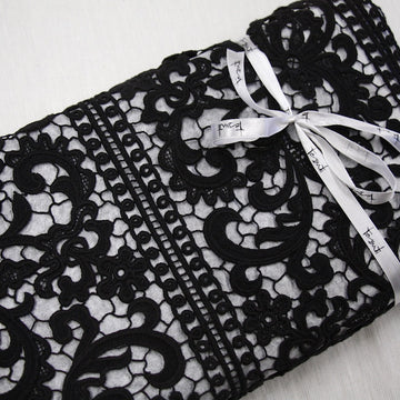 Black Garden Guipure