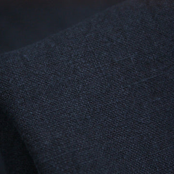 Belfast Navy - Vintage Washed Linen