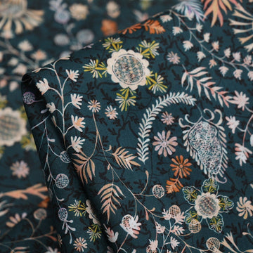 Green Crochet Meadow - Liberty Of London Seasonal 2017