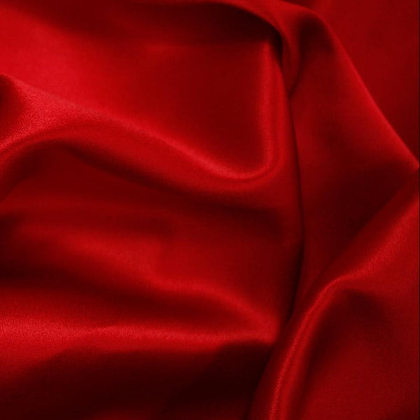 Red Silk Satin - 19mm