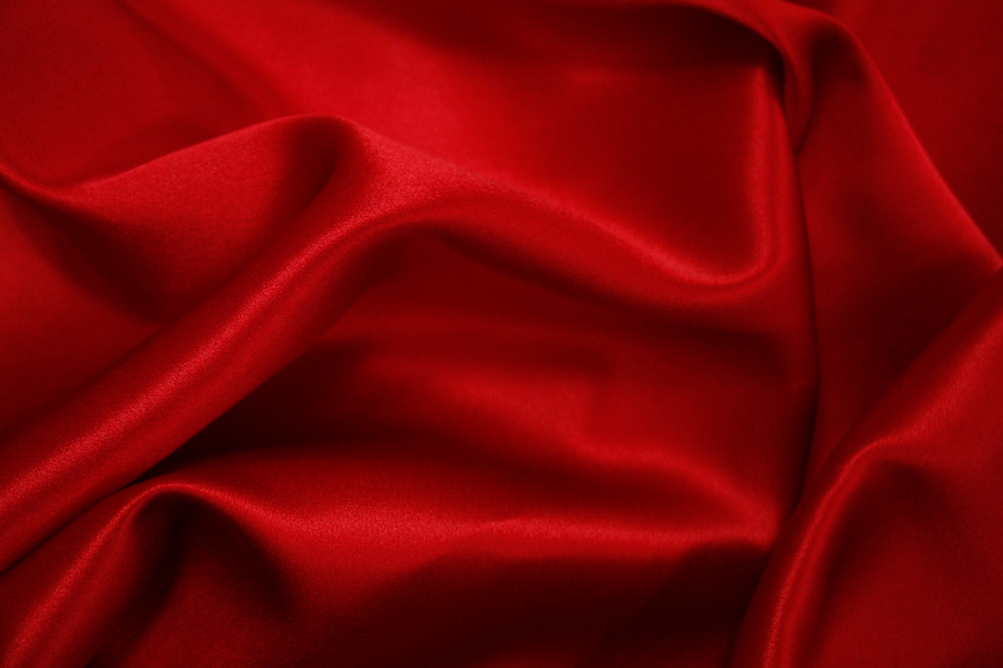 Red Silk Satin - 19mm