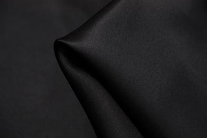 Black Silk Satin -  19mm