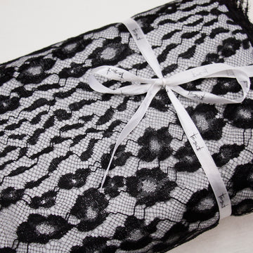 Noir Lace - Leopard Floral