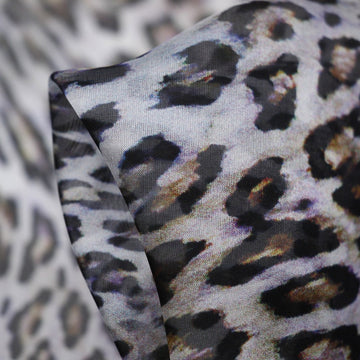 Snow Leopard Chiffon