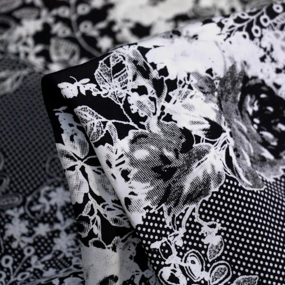 Floral Test Pattern Technical Polyester