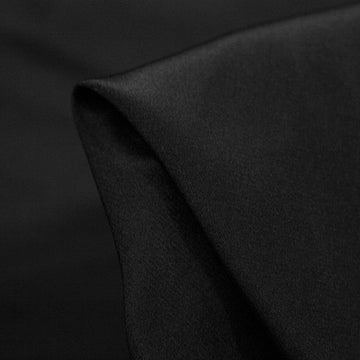 Black Silk Crepe De Chine