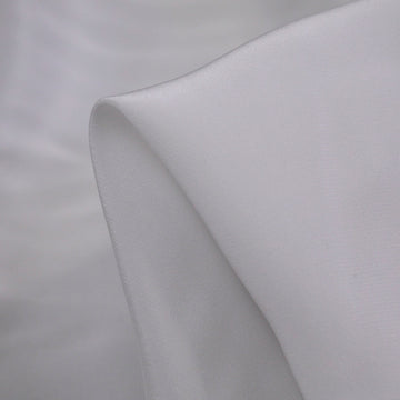 Silk Crepe De Chine - White