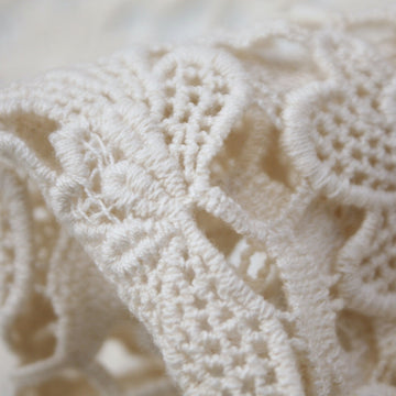 Ivory Petal Embroidery