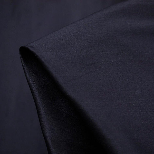 French Navy Silk Dupion