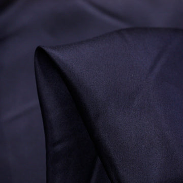 French Navy Silk Habutai