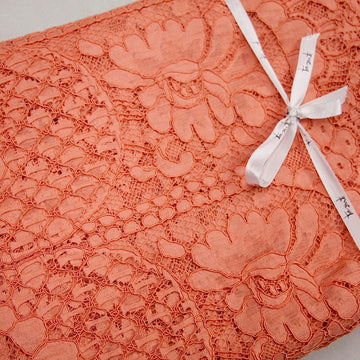 Melon Corded Lace