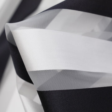 Navy, White & Peek-A-Boo