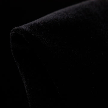 Stevie Velvet Black - Stretch Velour