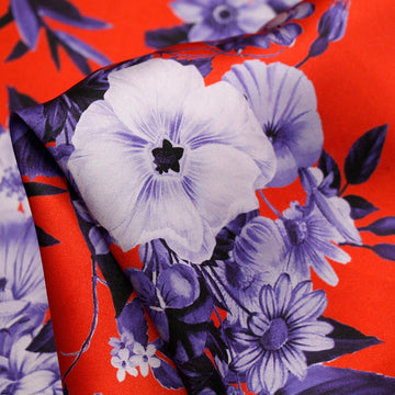 Violet On Red