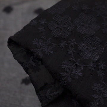 Kiss Me - Embroidered Silk Georgette