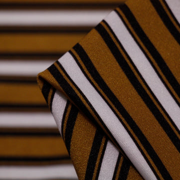 Tan Me Stripe - Swimwear Fabric
