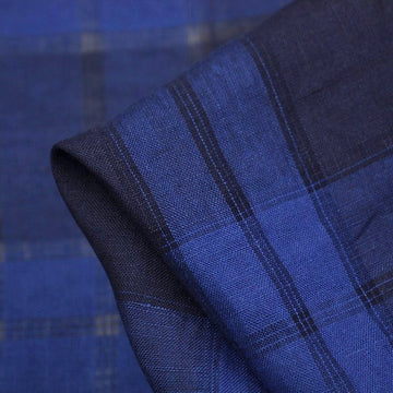 Vivien Blue Large Check