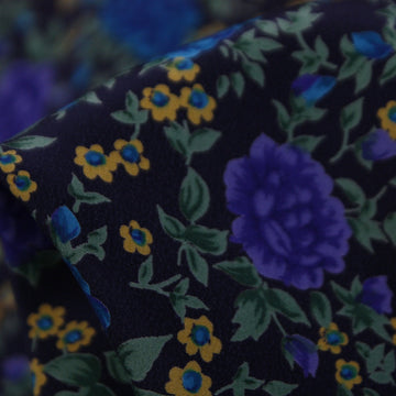 Rose Floral Blue - Silk CDC