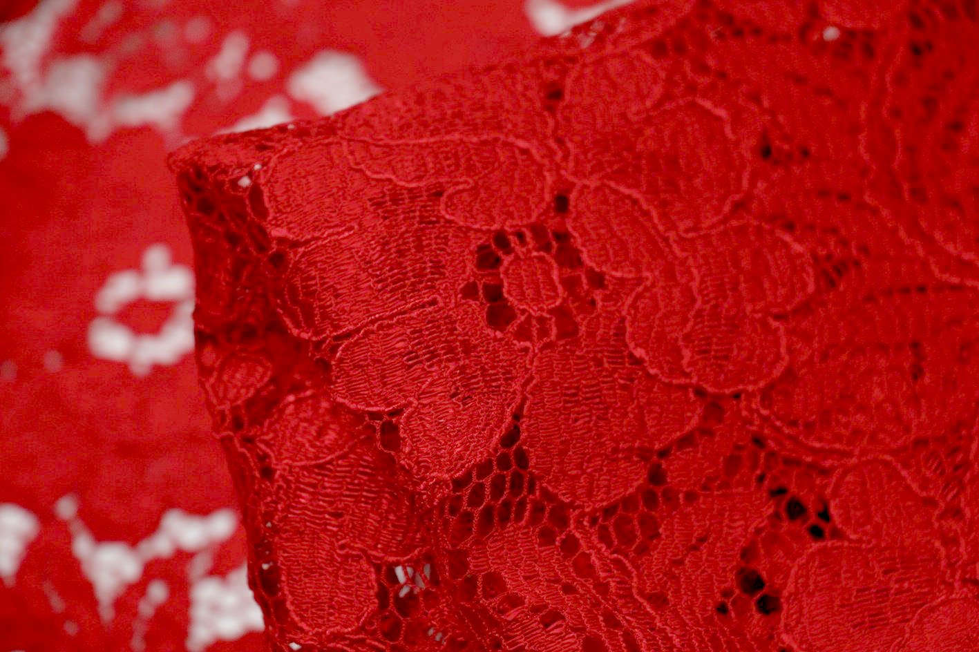 Red Harlem Lace
