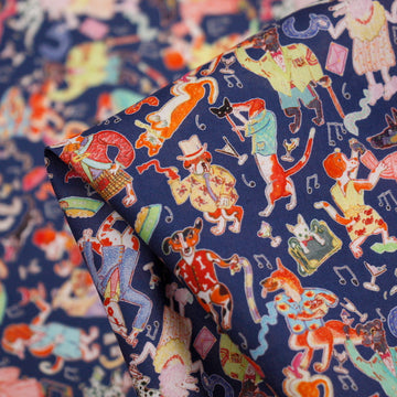 Dapper Dogs Blue - Tana Lawn