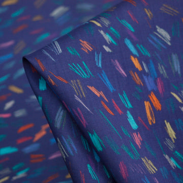 Scribble Mauve - Tana Lawn