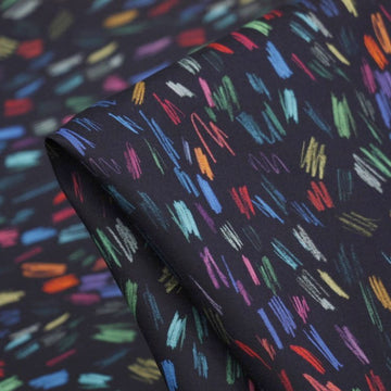 Scribble Navy - Tana Lawn