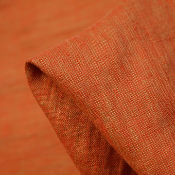 Orange Terra Yarn Dyed Linen