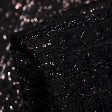 Midnight Glitter Tweed