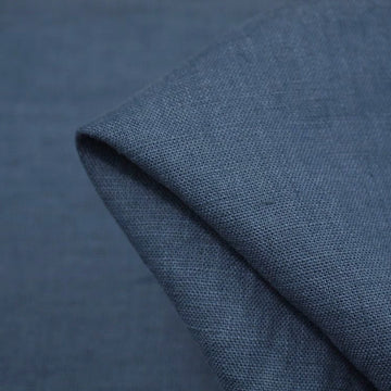 New Dark Teal Washed Linen