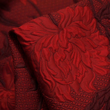 Flame Rose Jacquard