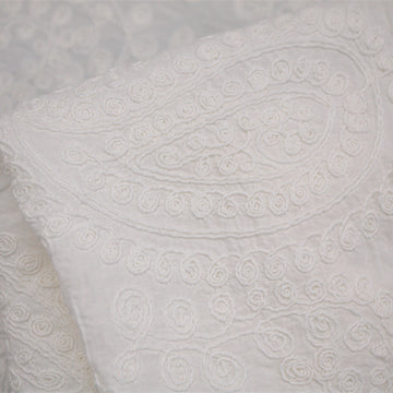 Flowered Paisley Ivory