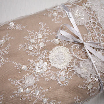 Le Mermaid Ivory - Beaded Lace