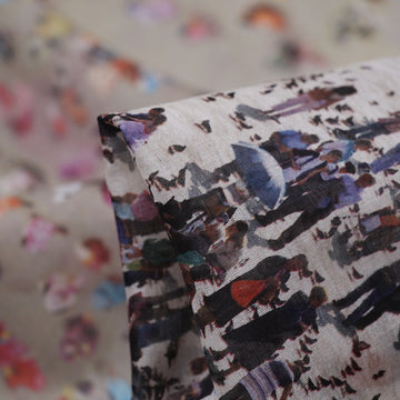 Lost In The Crowd - Panel Fabric