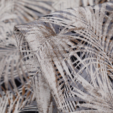 Winter Palm Garden - Crepe De Chine